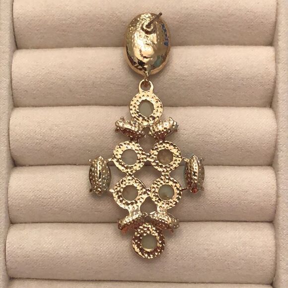 Island | Chandelier Earrings | 2.25” Length - Picture 3 of 3